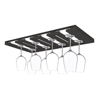 Wine Glass Rack - Under Cabinet Stemware Rack,Wine Glass Holder Glasses Storage Hanger for Kitchen,Bar,Restaurant