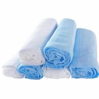 Diapers Baby Muslin Repeated Cloth Nappy Newborn Gauze Cotton Swaddles Blanket Bath Towel 6 Pieces 70*70 Cm