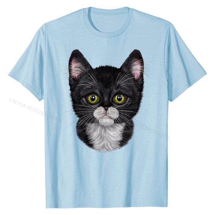 cute-tuxedo-kitten-face-tabby-cat-t-shirt-cotton-tops-shirts-for-boys-cool-t-shirt-leisure-cheap