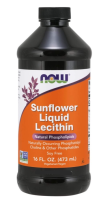 Now Foods, Sunflower Liquid Lecithin, 16 fl oz (473 ml),