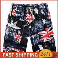 Gexing Fabric} กางเกงกระเป๋าเชือกหูรูดลำลองสำหรับผู้ชายสำหรับฤดูร้อน39;S แบรนด์ชายหาดกางเกงขาสั้นเล่นเซิร์ฟเบอร์มิวด้าชายแห้งเร็วสำหรับเล่นกีฬา