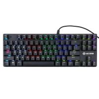 Magic-Refiner 1506 Mechanical Gaming Keyboard USB Wired RGB Backlight Blue Switch 87 Keys for Gamer Office E-Sports English Version