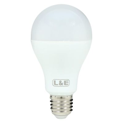 หลอด LED L&amp;E Bulb 15 วัตต์ DAYLIGHT E27 [ส่งเร็วส่งไว มีเก็บเงินปลายทาง]