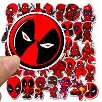 พร้อมส่ง เดดพูล (死侍) marvel Deadpool sticker สติกเกอร์กันน้ำรูปแบบที่แตกต่างกัน 50ชิ้น