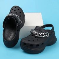 ✖ cri237 Classic Bae Clog High Wedges For Women Heel Sandal Beach Cave Shoes black