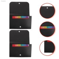 ┇ 2 Pcs Plastic Envelopes Blockade Portable File Folder Manager Document Folders Small Organizer Pp Change Holder Bag Office