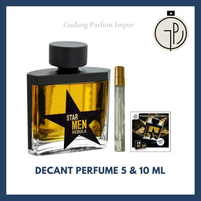 Decant Parfum Fragrance World Star Men Nebula For Men EDP | Lazada ...