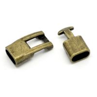 5 clasps Toggles Bronze color 24x12mm to leather Bracelet - Jewelry Accessories