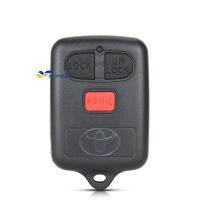 Xuming สำหรับโตโยต้า Vios Camry 3ปุ่ม Keyless Entry Key Key Key Key เคสสำหรับเปลี่ยน (มีโลโก้)