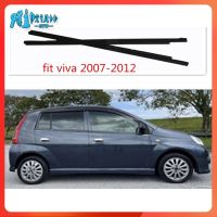 RTO 4ชิ้น PERODUA VIVA 20072008 2009 2010 2011 2012ประตูกระจกปั้นที่ปิดแบบยางหน้าต่างด้านนอก GETAH LUAR CERMIN TINGKAP