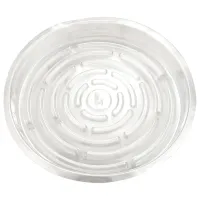 Plant Saucers, 10 Pack of 30cm (12 Inch), Transparent Flower Pot Drip Trays for Indoor &amp; Outdoor Plants Garden Clear