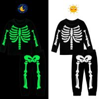 Kids Halloween Costume Boy Skeleton Glow in the Dark Girls Unicorn Costumes Carnival Funny Clothes Cosplay Party Clothing Sets