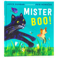 Mr. Abus original English picture book Mister Boo! Czech Picture Book Master Petr horacek childrens English Enlightenment cognition picture story book hardcover open parent-child bedtime stories to teach children to learn to change