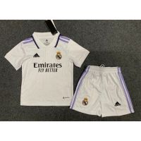 ☈✒ เสื้อกีฬาแขนสั้น ลายทีมฟุตบอล Real Madrid คุณภาพสูง สําหรับเด็ก 2223