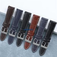 Suitable For 22Mm Genuine Leather Watch Strap Bailing Flat Ocean Series Pin Buckle Accessories 0705