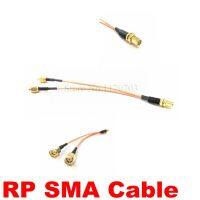 5pcs RF Coax RP-SMA Female to Y 2x RP-SMA jack male Splitter Combiner pigtail RG316 Connector Plug (10cm 15cm 20cm) Electrical Connectors