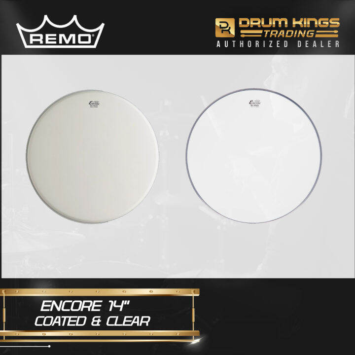 Remo Encore Ambassador 14" Coated & Clear Drum Heads Lazada PH