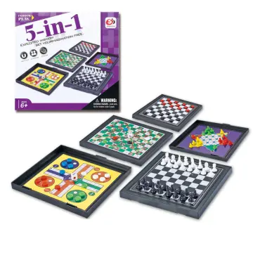 20 Sets Snake and Ladder Portable Board Game Set Flight Chess