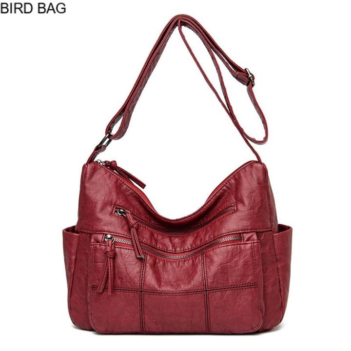 นกกระเป๋ากระเป๋าสตรี2022เวอร์ชั่นเกาหลีใหม่ของ-messenger-กระเป๋าหนังนิ่มถุงเล็กๆแฟชั่นสุภาพสตรีหนึ่งไหล่แม่กระเป๋า