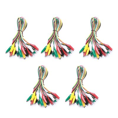 10 Pieces and 5 Colors Test Lead Set &amp; Alligator Clips,20.5 Inches (5 Pack)