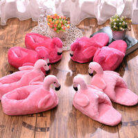 Hot Fashion Shoes Winter Lovely Home Slippers Shoes Women Flamingo Slippers 2021 Fun Slippers Warm Cotton Unicorn Duck Slippers