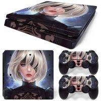 (MQ สไตล์ใหม่) เคสสติ๊กเกอร์สกินอนิเมะเด็กผู้หญิง Nier PS4 PRO แบบบางสำหรับ Ps4คอนโซลและตัวควบคุม2ตัว PS4กรอบและที่คลุมผิวโปร