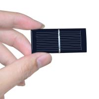 1/5/10pcs 0.125W Mini DIY Solar Panel 0.5V/250mA Monocrystalline Silicon Solar Cell Battery Charger Module Wholesale Wires Leads Adapters