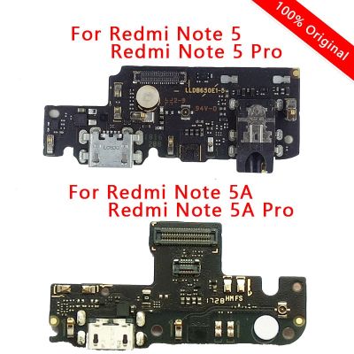 ชาร์จพอร์ตสำหรับ Xiaomi Redmi Note 5a Prime Pcb ตัวเชื่อมต่อแบบยืดหยุ่นบอร์ดซ่อมโทรศัพท์มือถือ Usb สำหรับ Redmi Note 5 Pro ชิ้นส่วนอะไหล่