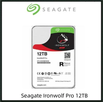 Seagate IronWolf Pro 12TB ST12000NE0008 NAS Internal Hard Drive HDD – 3.5 Inch SATA 6Gb/s 7200 RPM 256MB Cache for RAID Network Attached Storage
