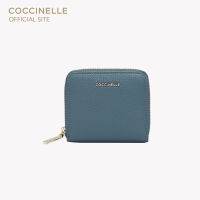 COCCINELLE METALLIC SOFT Wallet 11A201 SHARK GREY กระเป๋าสตางค์ผู้หญิง