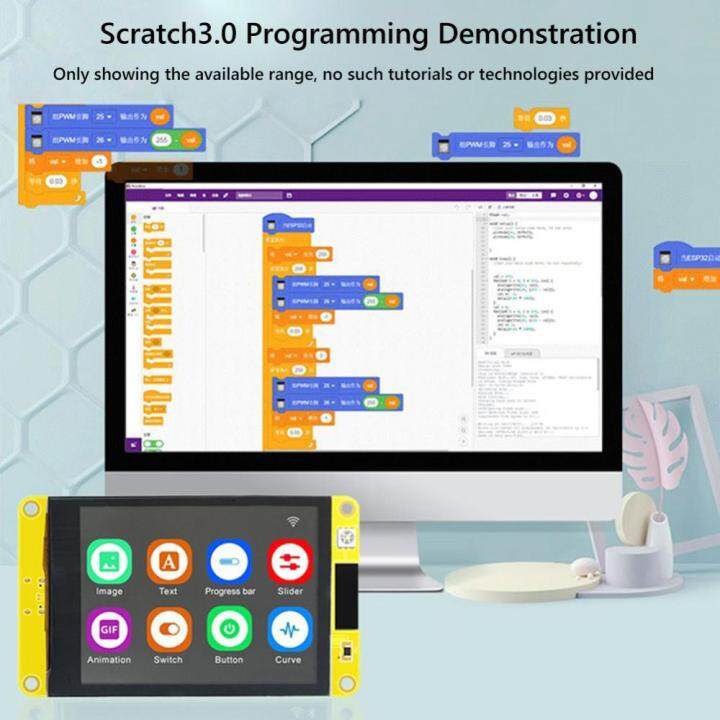 esp32-esp-wroom-32บอร์ดพัฒนา-cpu-แบบ-dual-core-ไอพีเอสทีเอฟทีโมดูล-lcd-rgb-3-5นิ้ว-rgb-จอแสดงผลอัจฉริยะแบบ-capacitive-resistive-touch