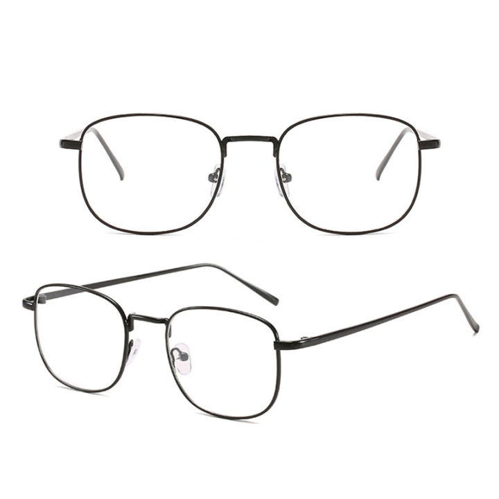 กรอบแว่นตาอัลลอยน้ำหนักเบากรอบแก้วแว่นสายตาเลนส์กรอบแก้วแบบเปลี่ยนได้คุณภาพสูงผู้หญิง