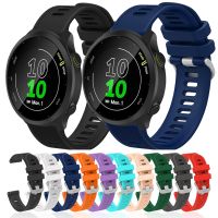 20MM Strap Official Sports Silicone Quick Release For Garmin Forerunner 55 158 Wrist Band 245 245M 645 Bracelet Watchband