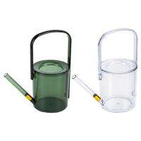 Flower Watering Can 1000ML Transparent Flower Can for Watering Potted Plants Essentials for Living Room Park Hallway Balcony Study Room Garden judicious