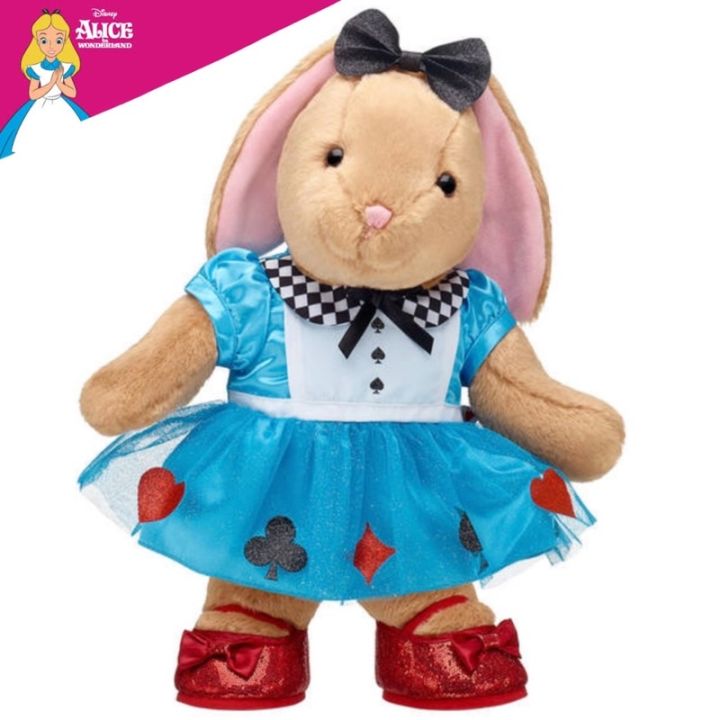 ชุดตุ๊กตา-บิ้วอะแบร์-alice-in-wonderland-พร้อมส่ง-build-a-bear-workshop-สินค้านำเข้าจากอเมริกา