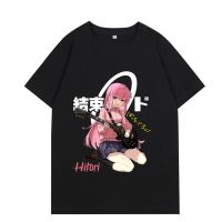 Funny Anime Bocchi The Rock T-Shirt Hitori Gotoh Print T-Shirts Summer Harajuku Fashion Oversized Casual Cotton T Shirt Unisex S-4XL-5XL-6XL