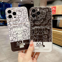 เคสสมาร์ทโฟน OPPO Reno10 Pro + Plus Reno8 T 8Z 8 Pro/oppo A78 A98 4G 5G 2023ใหม่หมีการ์ตูนสร้างสรรค์กับคนรักที่ใส่บัตรกล้องเต็มรูปแบบปิดคลุมป้องกันการกระแทกกรอบซิลิโคนนิ่ม