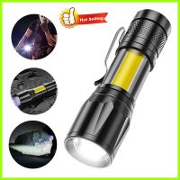 2023►☞ Mini LED Flashlight COB Light USB Rechargeable Zoom Focus Torch Lamp Lantern 2000Lumen Camping Waterproof Long Range Lantern