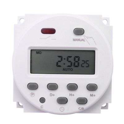 New LCD Digital Control Power Programmable Timer DC 12V 16A Time Relay Switch