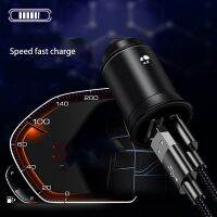 COD 3.1A BMW Car charger special car charger + three in one data cable Dual USB with LED voltage detector screen X1 X3 X4 X5 X6 F15 F48 540 740 1 2 5 7 Series 218i