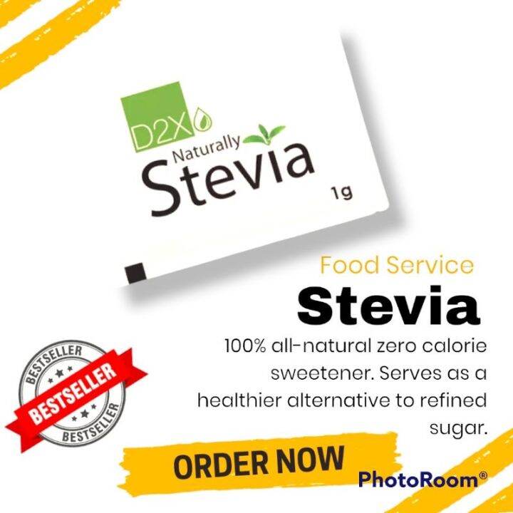Stevia Sugar Free Sachet (Approx. 100pcs per pack x 1gram NO BOX Pouch