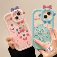 【Great. Cell phone case】 เคสติดเลนส์สัตว์ประหลาด,เคส A54 Oppo A57 A17 A17K A15 A95 A3s A5s A12 A16K A33 A96 A31 A76 A16E A1K A92 Reno A16 6 5 A15s 7นุ่มน้อยน่ารัก