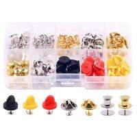 blg 150 Pcs box Clutch Tie Tacks Assortment Set Keeper Lock for Butterfly Pin Tack 【JULY】