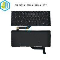 brand new FR/GR Laptop Backlit Azerty French keyboard For Macbook Pro A1278 A1398 A1502 German QWERTZ keycaps Notebook pc Keyboards New