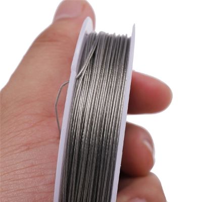 6-30M 0.3 - 1.0mm Stainless Steel Beaded Wire Tiger Tail Beading Wire For Jewelry Making Jewelry Finding Accessories