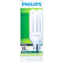 หลอดประหยัด PHILIPS GENIE 18วัตต์ สีเหลืองขาว