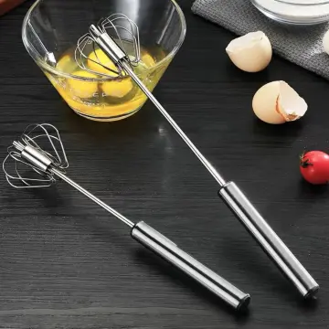 Whisk Household Mini Semi-automatic Whisk Manual Cream Whisk Wooden Handle  Egg Whisk Mixer