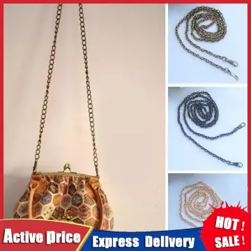 Bag Chain With Pu Leather Diy Replacement Shoulder Crossbody Metal