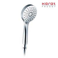 Karat Faucet ฝักบัวสายอ่อนปรับน้ำ 3 ระดับ ขนาด  10 ซม. พร้อมสายสแตนเลส 304 รุ่น KS-10-213-50