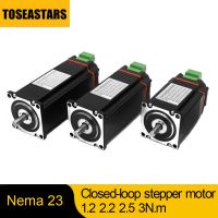 Nema 23 Closed Loop Stepper Motor with Encoder 1.2Nm 2.2Nm 3Nm Integrated Servo Motor Nema23 57MM Hybrid Servo Motor with Driver